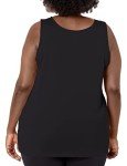 Just My Size Women's Plus-Size Cooldri Tank, Black, 3X