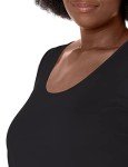 Just My Size Women's Plus-Size Cooldri Tank, Black, 3X