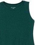 Amazon Essentials Women's Relaxed-Fit Sleeveless Muscle Tank Top, Forest Green, Small
