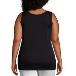 Just My Size Women's Plus-Size Cooldri Tank, Black, 3X