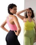 Sunzel Free to Be Tank, Ribbed Crop Tops for Women Summer Tank Tops Cute No pad Racerback Camisole Cropped Workout Gym Yoga Lilac Fragilesprout Gumpink(3pcs) M
