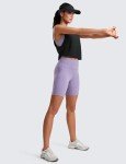 CRZ YOGA Pima Cotton Cropped Tank Tops for Women - Sleeveless Sports Shirts Athletic Yoga Running Gym Workout Crop Tops Black Large