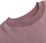Amazhiyu Women Pullover Cropped Sweatshirts Long Sleeves Casual Fleece Crop Tops Sugar Plum, Medium