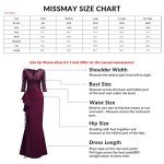 MISSMAY Women's Vintage Floral Lace Evening Dress