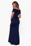 Xscape Women's Off Shoulder Sweetheart Gown - Midnight