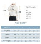 Dragon Fit Women's Half Zippe Sweatshirts High Neck Collar Pullover with Pockets Long Sleeve Crop Tops Thumb Hole Heather White
