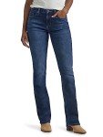 Lee Women's Legendary Mid Rise Bootcut Jean, Rivers Edge, 12 Long