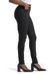 Lee Women's Ultra Lux Comfort with Flex Motion High Rise Skinny Jean, Black, 12