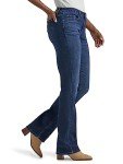 Lee Women's Legendary Mid Rise Bootcut Jean, Rivers Edge, 12 Long