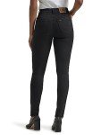 Lee Women's Ultra Lux Comfort with Flex Motion High Rise Skinny Jean, Black, 12