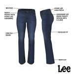 Lee Women's Legendary Mid Rise Bootcut Jean, Rivers Edge, 12 Long