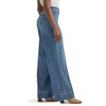 Lee Women's Legendary High Rise Trouser Jean, Elevated Retro, 12