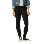 Signature by Levi Strauss & Co. Gold Women's Modern Skinny Jeans (Standard and Plus), Noir, 8