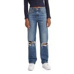 Levi's Women's Low Pro Jeans, Breathe Out - Medium Indigo, 30