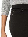 Amazon Essentials Women's Pull-on Denim Jegging, Black, 12 Regular