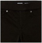 Amazon Essentials Women's Pull-on Denim Jegging, Black, 12 Regular