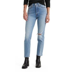 Levi's Women's Wedgie Straight Jeans, (New) Night Sight, 26