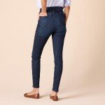 Amazon Essentials Women's Standard High-Rise Skinny Jean, Dark Wash, 16 Regular