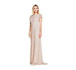 Adrianna Papell Blush Sequin Gown for Women