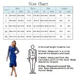 Elegant Blue Sequin Patchwork Midi Dress for Women