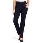 Gloria Vanderbilt Women's Classic Amanda High Rise Tapered Jean, Rinse Noir, 18 Long, Rinse Noir, 18 Long