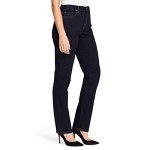 Gloria Vanderbilt Women's Classic Amanda High Rise Tapered Jean, Rinse Noir, 18 Long, Rinse Noir, 18 Long