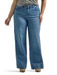 Lee Women's Plus Size Legendary High Rise Trouser Jean, Elevated Retro, 22 Plus