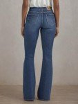 Lee Women's Legendary Mid Rise Flare Jean, Inner Strength, 8