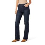 Signature by Levi Strauss & Co. Gold Label Women's Plus Size Totally Shaping Pull-on Bootcut, (New) Shadow Nebula, 18 Plus Long