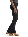 Lee Women's Legendary Mid Rise Bootcut Jean Black 6, Black, 6