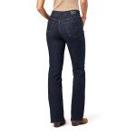 Signature by Levi Strauss & Co. Gold Label Women's Plus Size Totally Shaping Pull-on Bootcut, (New) Shadow Nebula, 18 Plus Long