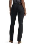 Lee Women's Legendary Mid Rise Bootcut Jean Black 6, Black, 6