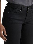 Lee Women's Legendary Mid Rise Bootcut Jean Black 6, Black, 6