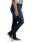 Lee Women's Plus Size Regular Fit Straight Leg Jean, Nightshade, 20 Plus