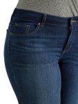 Lee Women's Plus Size Regular Fit Straight Leg Jean, Nightshade, 20 Plus