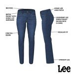 Lee Women's Plus Size Regular Fit Straight Leg Jean, Nightshade, 20 Plus
