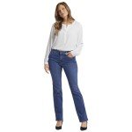 NYDJ Women's Marilyn Straight Denim Jeans, Cooper, 12