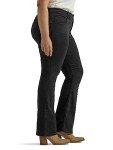 Lee Women's Plus Size Ultra Lux Comfort with Flex Motion Bootcut Jean, Midnight Bloom, 18 Plus