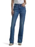 Lee Women's Petite Ultra Lux Comfort with Flex Motion Bootcut Jean, Indigo Facet, 10 Petite