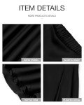 BTFBM Women's Satin High Waist Skirts 2024 Summer Fall Outfits Elegant Cocktail Party Flowy A-Line Maxi Skirt(Solid Black, Large)