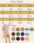 HERBATOMIA Women’s Midi Split Side Bodycon Skirt Stretchy Ribbed Knit High Waist Mid Length Casual Khaki Skirts for Women