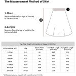 IDEALSANXUN Womens Plaid Wool Skirts Elastic Waist A-Line Pleated Tartan Long Skirts, Mid-calf Black&white, Medium