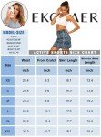 Ekouaer Lightweight Skort for Women Golf Skirt with Underneath Shorts Tennis Workout Hiking Sport Black