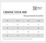 Urban CoCo Women's Elastic Waist Knitted Split Tube Pencil Midi Skirt (L, Brown)