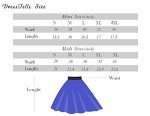 DRESSTELLS Womens Black Pleated Skirt for Women High Waisted Mini Skirts A-line Flared Casual Skater Skirt Black S