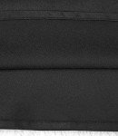 Outoshe Women's Satin High Waisted Maxi Skirts Hidden Elasticized Waistband A Line Long Skirt, Black, Small