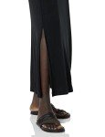 Amazon Essentials Women's Knit Maxi Skirt, Black, Large