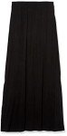 Amazon Essentials Women's Knit Maxi Skirt, Black, Large