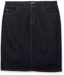Amazon Essentials Women's Classic 5-Pocket Denim Skirt (Available in Plus Size), Medium Wash, 16