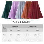 FEOYA Green Skirt Tulle Pleated Skirts for Women Layered Adult Tutu Elegant Flowy Long Skirts Bridesmaid Princess Midi Skirt